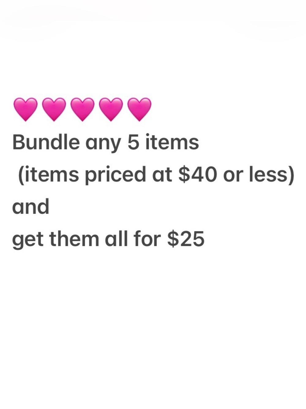 Bundle to save -
